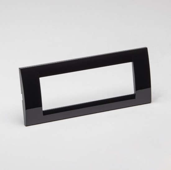 Imagine Ramă ornament 6M negru System - GEWISS | GW22116