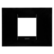 Imagine Ramă ornament 2M negru Chorus - GEWISS | GW16402TN