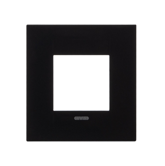 Imagine Ramă ornament 2M negru Chorus - GEWISS | GW16422TN