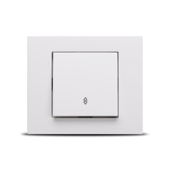Imagine Întrerupător cap scară 10A alb Grano - OVIVO | 400-010200-209