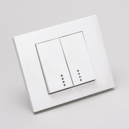 Imagine Comutator 10A alb Grano - OVIVO | 400-010200-203
