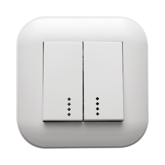Imagine Comutator 10A alb Loft - OVIVO | 404-010201-203