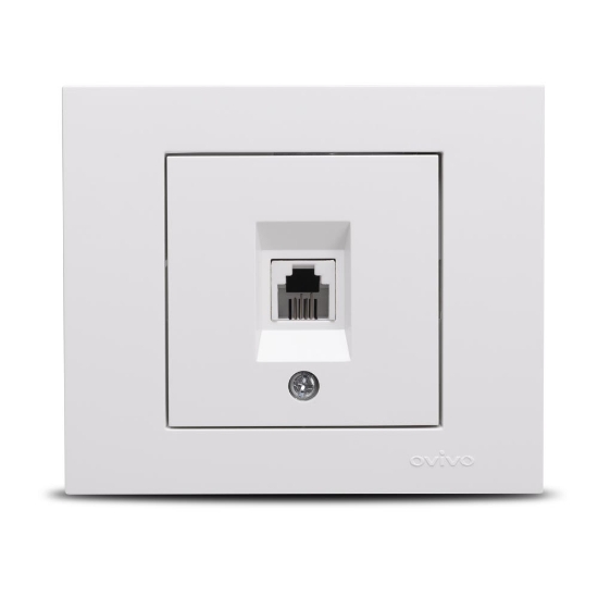 Imagine Priză 16A alb Grano - OVIVO | 400-010300-221