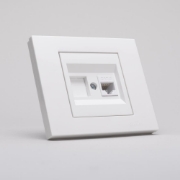 Imagine Priză date RJ45 Cat6 alb Grano - OVIVO | 400-010300-229