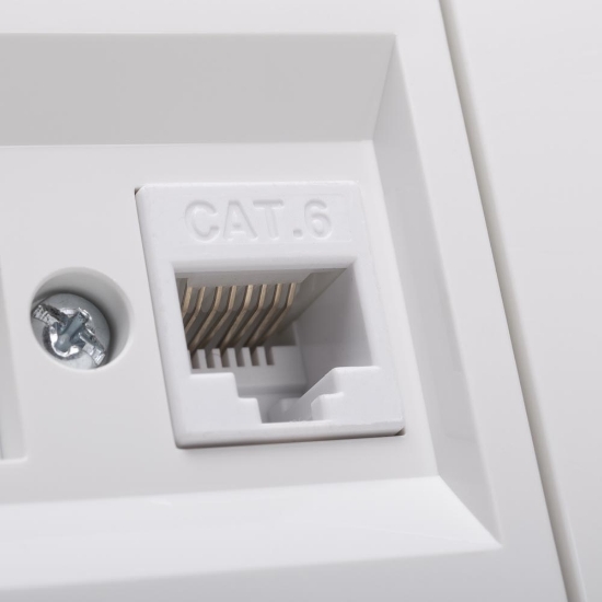 Imagine Priză date RJ45 Cat6 alb Grano - OVIVO | 400-010300-229