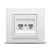 Imagine Priză date RJ45 Cat6 alb Mina - OVIVO | 401-010300-234