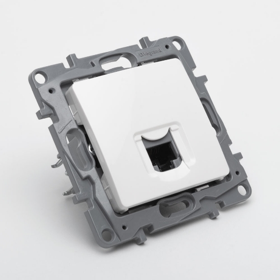 Imagine Priză date RJ45 alb Salbei - LEGRAND