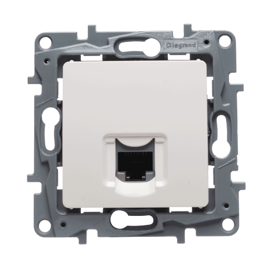 Imagine Priză date RJ45 alb Salbei - LEGRAND