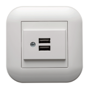 Imagine Priză USB alb Loft - OVIVO | 404-010301-247