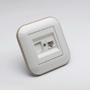 Imagine Priză date RJ45 Cat6 alb/Kraft Loft - OVIVO | 404-010306-229