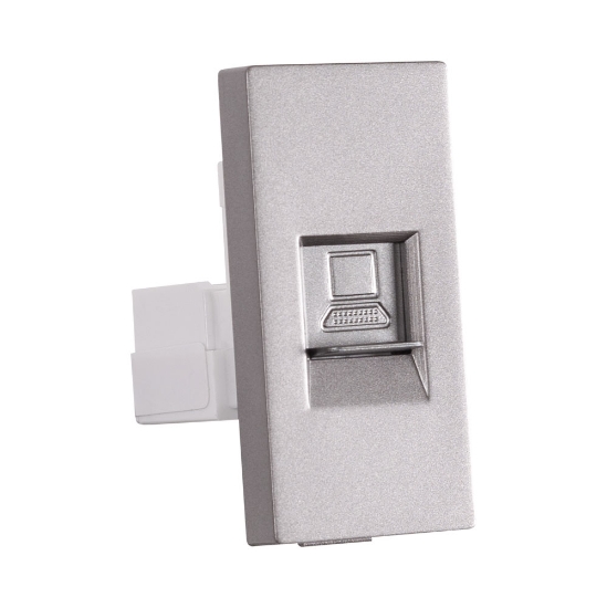 Imagine Priză date RJ45 Cat6e gri Pulsar Touch NS - PULSAR