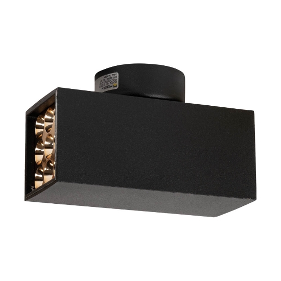 Imagine Aplica Roma LED 24W 4000K IP20, argintiu+cupru, Metsan