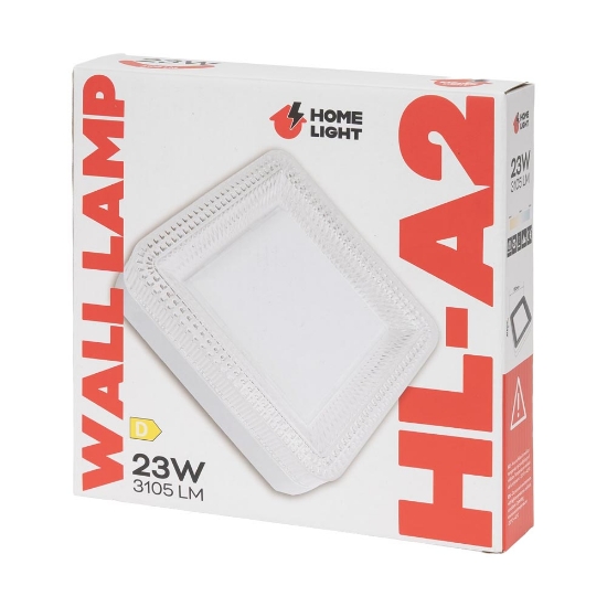 Imagine Aplica Viva patrat 22W 2816lm 6500K 18cm IP20, Homelight