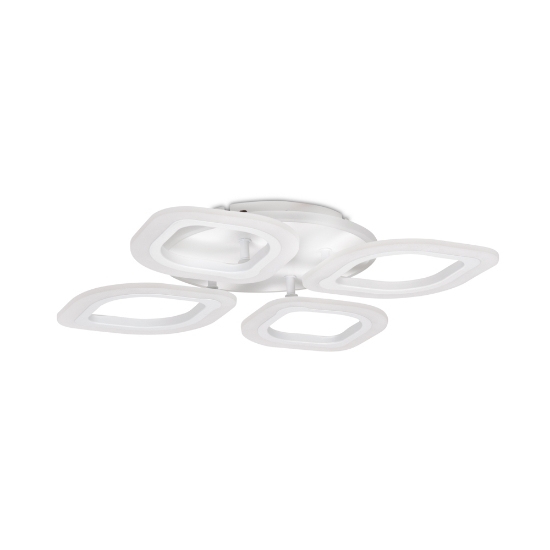 Imagine Plafoniera Agata LED 40W 3CCT+RGB cu telecomanda, Erste
