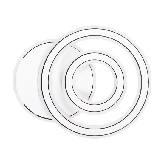 Imagine Plafoniera Alla LED 98W 3CCT cu telecomanda, alb, Erste
