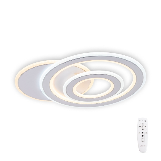 Imagine Plafoniera Alla LED 98W 3CCT cu telecomanda, alb, Erste