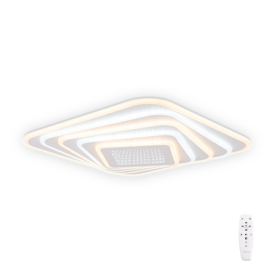 Imagine Plafoniera Charm LED 140W 3CCT cu telecomanda, alb, Erste