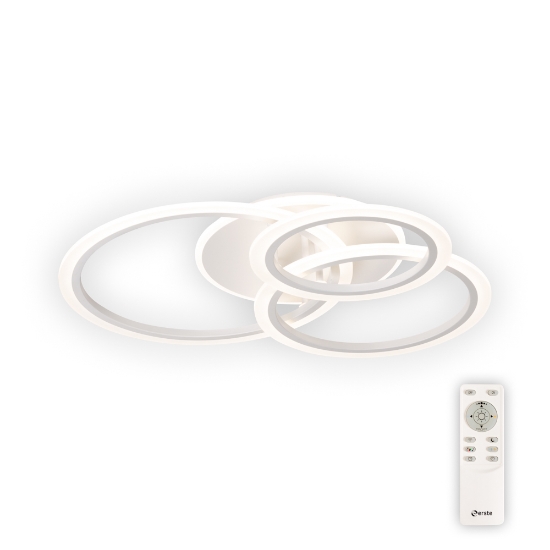Imagine Plafoniera Circle LED 90W 3CCT cu telecomanda, alb, Erste