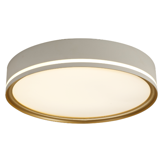 Imagine Plafonieră Cleo 32W 1920lm 4000K, alb+auriu, Erste