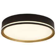 Imagine Plafonieră Cleo 32W 1920lm 4000K, negru, Erste