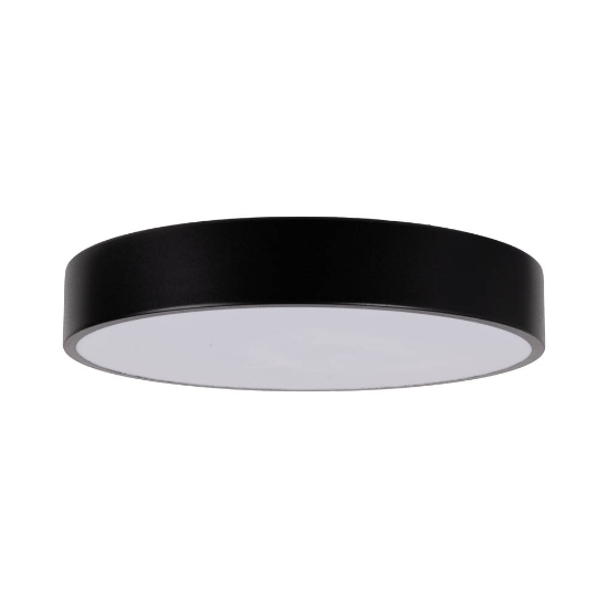 Imagine Plafoniera Flux LED 38W 3610lm IP20, negru, Erste