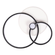 Imagine Plafoniera Horus LED 65W IP20, negru+auriu, Erste