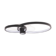 Imagine Plafoniera Horus LED 65W IP20, negru+auriu, Erste