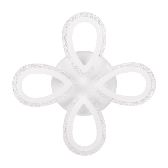 Imagine Plafoniera Ice LED 55W 3CCT+RGB cu telecomanda, alb, Erste