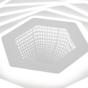 Imagine Plafoniera Infinity LED 112W 3CCT cu telecomanda, alb, Erste