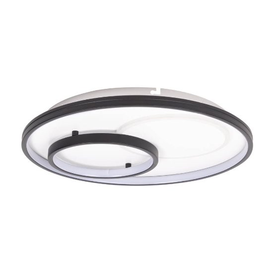 Imagine Plafoniera Isis LED 65W IP20, negru, Erste