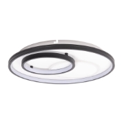 Imagine Plafoniera Isis LED 65W IP20, negru, Erste