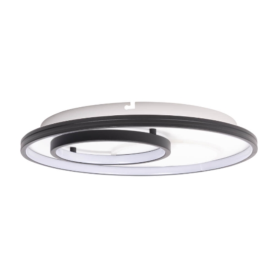 Imagine Plafoniera Isis LED 65W IP20, negru, Erste
