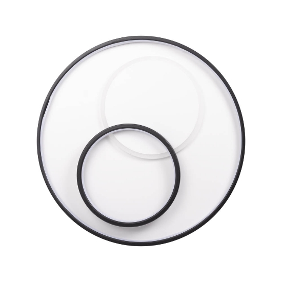 Imagine Plafoniera Isis LED 65W IP20, negru, Erste