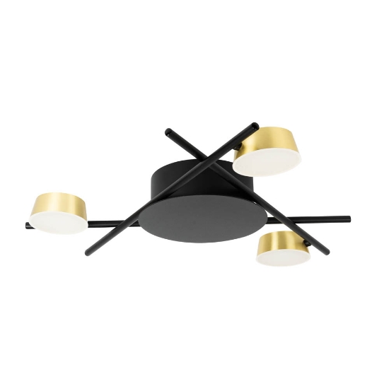 Imagine Plafonieră Kira 3x6W 3000K 1080lm 590x70mm, Erste