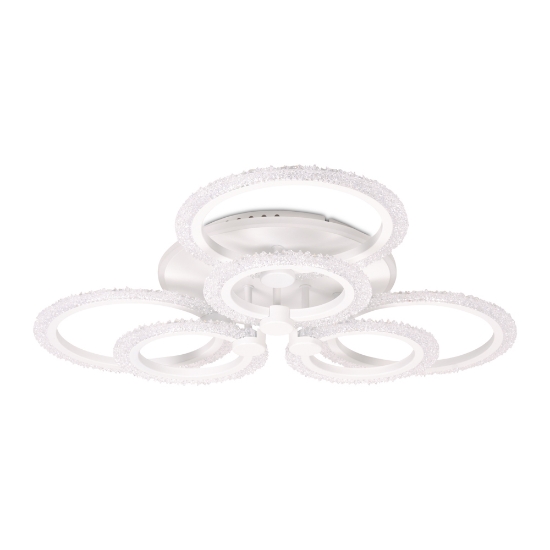 Imagine Plafoniera Shine LED 98W 3CCT+RGB cu telecomanda, Erste
