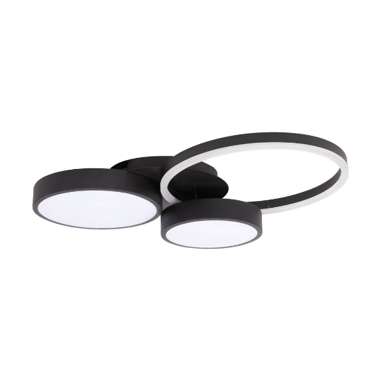 Imagine Plafoniera Sobek LED 55W IP20, negru, Erste