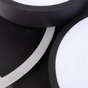 Imagine Plafoniera Sobek LED 55W IP20, negru, Erste