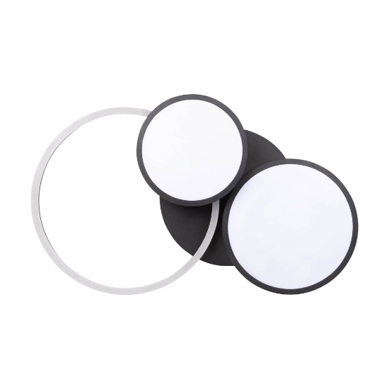 Imagine Plafoniera Sobek LED 55W IP20, negru, Erste