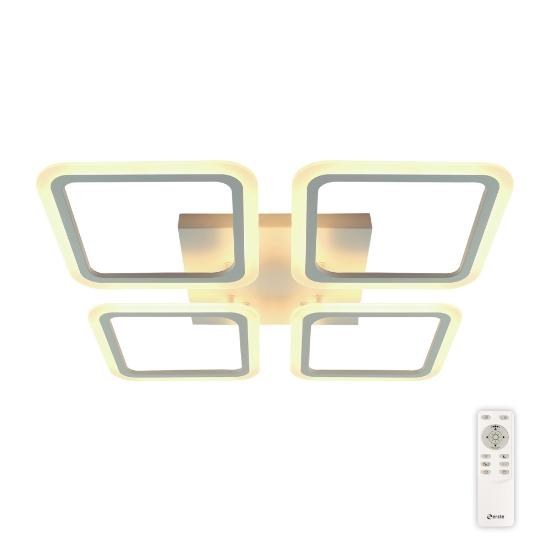 Imagine Plafoniera Sonne LED 110W 3CCT cu telecomanda, alb, Erste