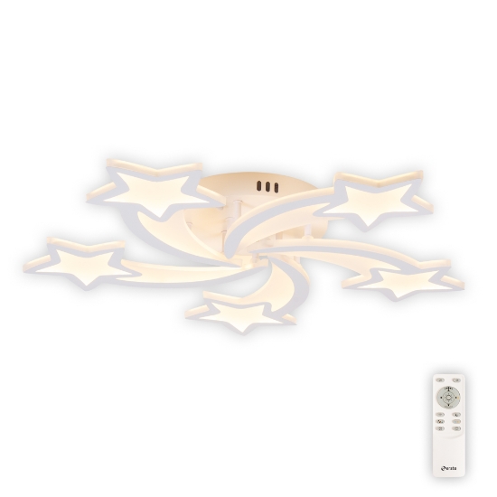 Imagine Plafoniera Star LED 86W 3CCT cu telecomanda, alb, Erste