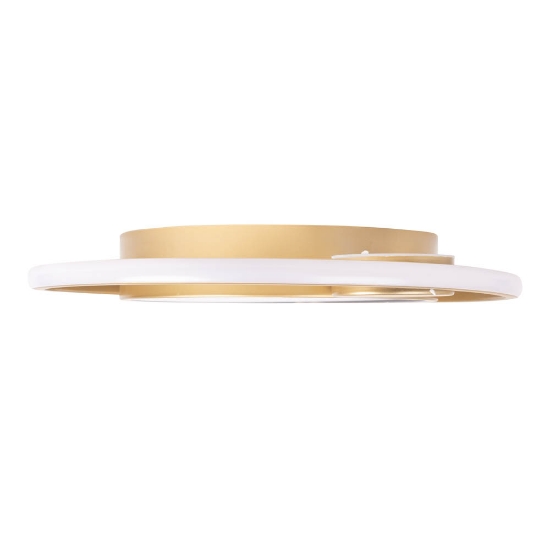Imagine Plafonieră Yumo 36W 198lm 4000K 420x70mm, auriu, Erste
