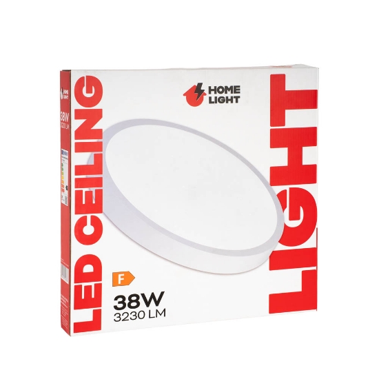 Imagine Plafoniera 38W 3230lm 38cm IP20, alb, Homelight