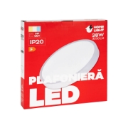 Imagine Plafoniera 38W 3230lm 38cm IP20, alb, Homelight