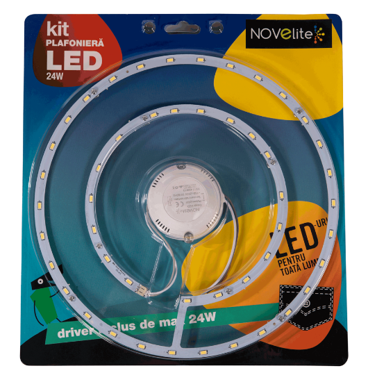 Imagine Kit LED Plafoniera 24W 6500K