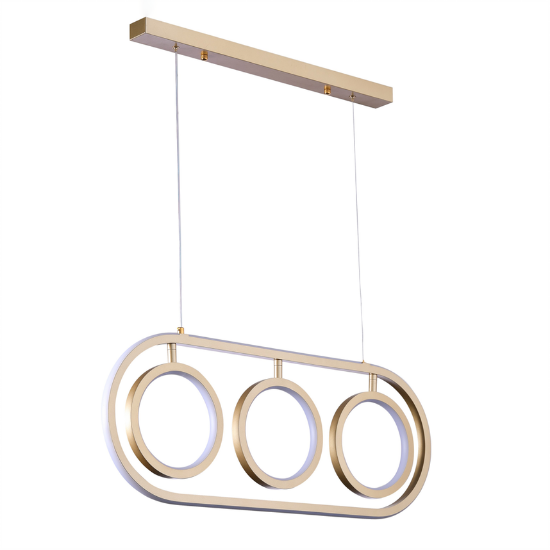 Imagine Pendul Cocktail LED 52W 2940lm 2700-5400K, auriu, Erste