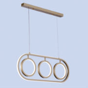 Imagine Pendul Cocktail LED 52W 2940lm 2700-5400K, auriu, Erste