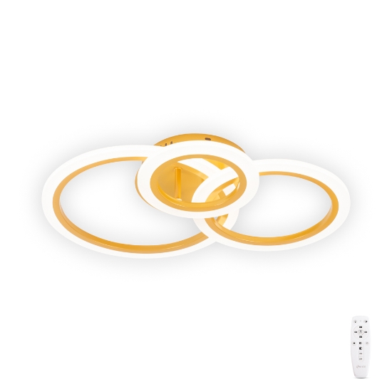 Imagine Lustra Oro LED 45W 50cm 3500-6000K cu telecomanda, Erste