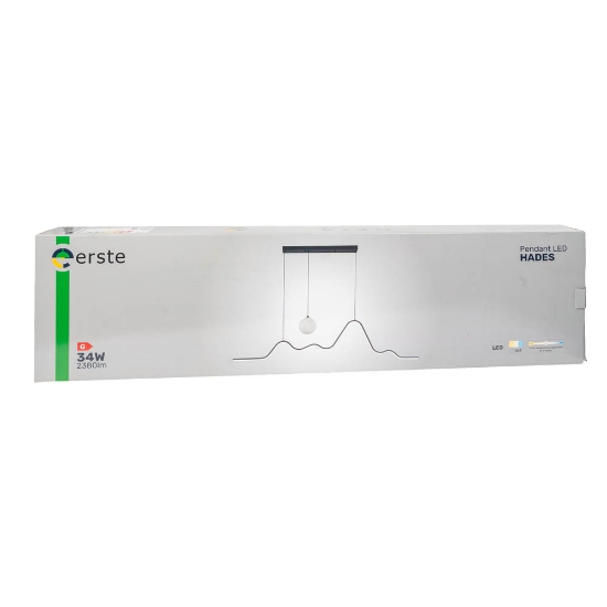 Imagine Pendul Hades LED 26W IP20, negru, Erste