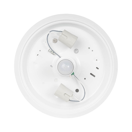 Imagine Plafoniera senzor PIR 2XE27 360gr IP20, Erste
