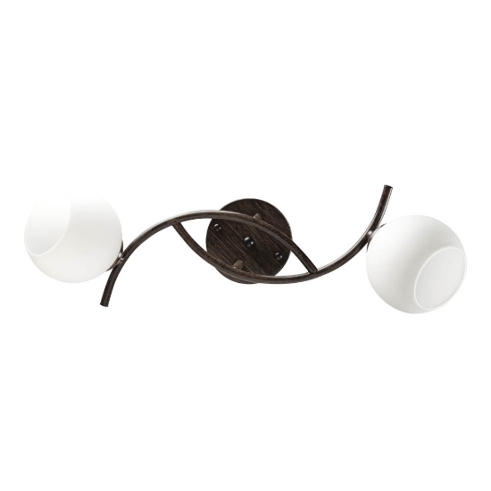 Imagine Lustra Ramona Wenge+Alb 2xE27 60W